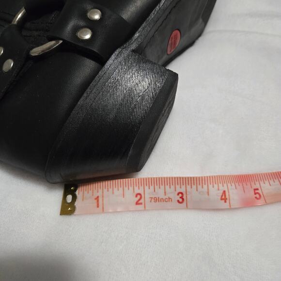 Durango Women's Black Leather Western Harness Boots, Size 8 - Picture 11 of 11